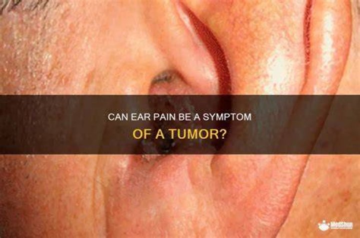 Can a tumor cause ear problems?