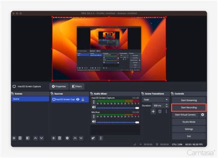 Can OBS screen record?
