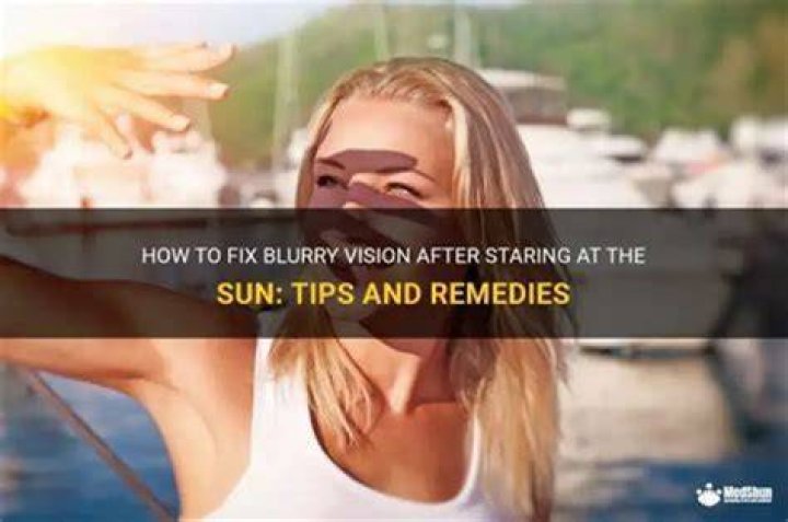 Can you go blind from staring at the sun?