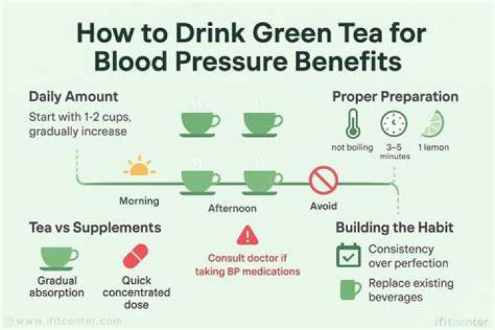 Does green tea increase blood pressure?