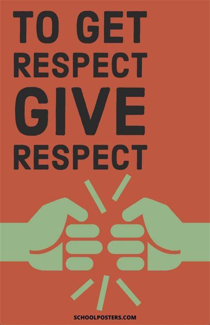 How do you gain respect at school?