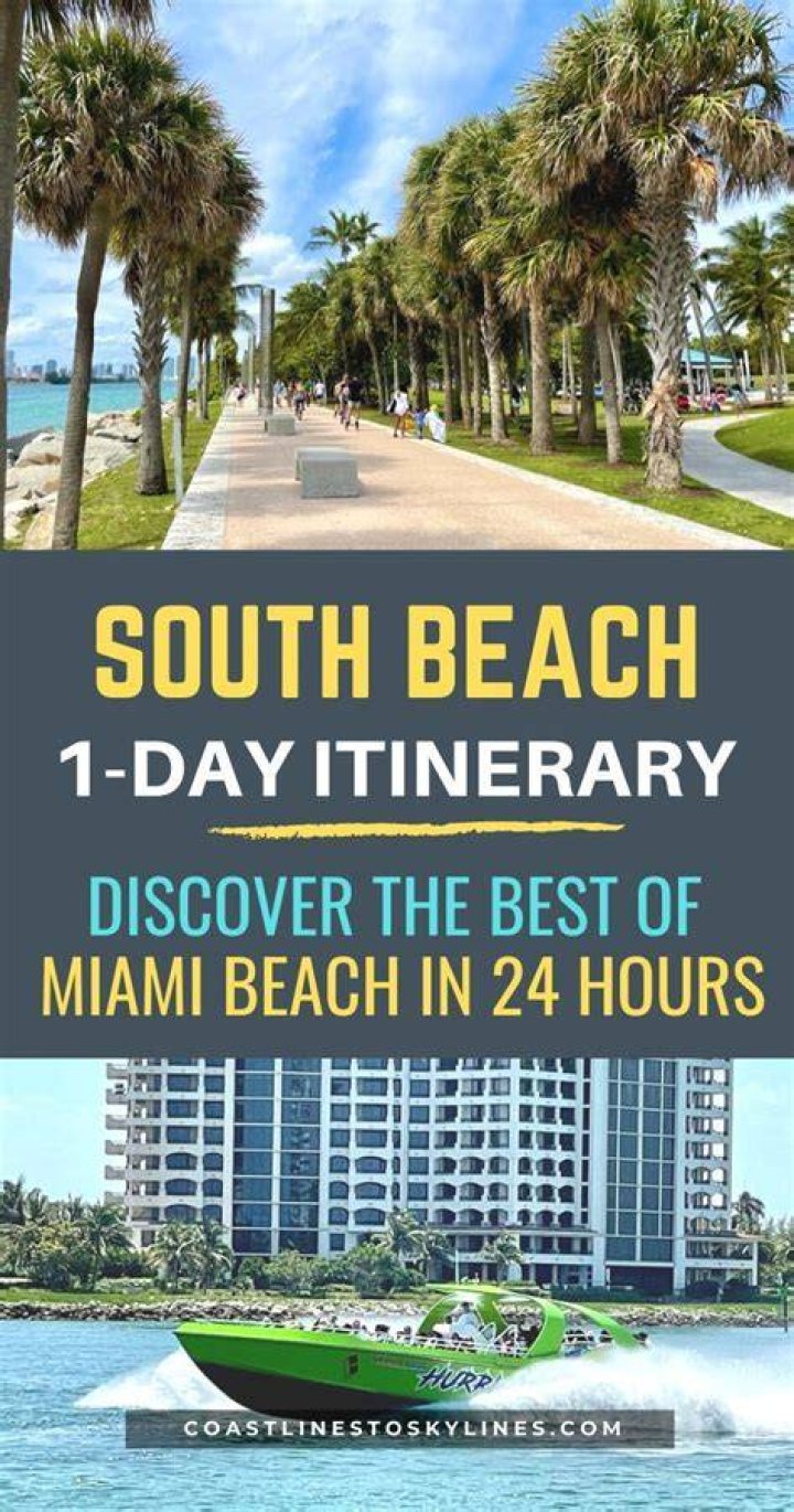 How do you spend a beach day in Miami?