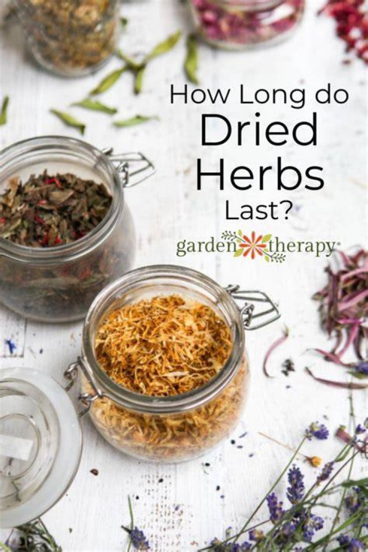 How long are dried herbs good for?