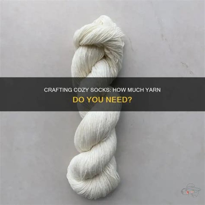 How much yarn do I need for one pair of socks?