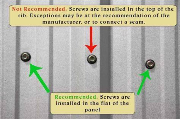 How often should you replace screws on a metal roof?