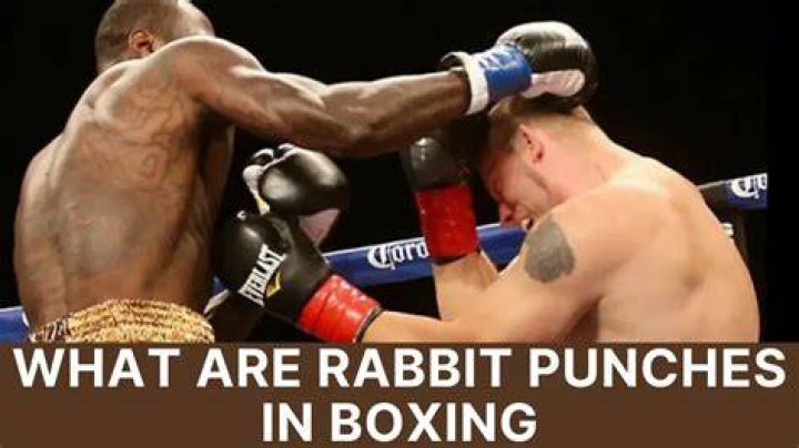Is a rabbit punch illegal in boxing?