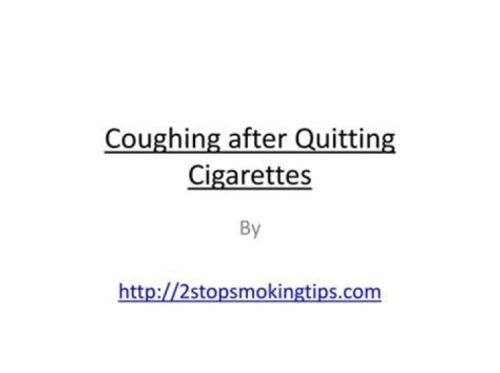 Is it normal to cough up black mucus after quitting smoking?