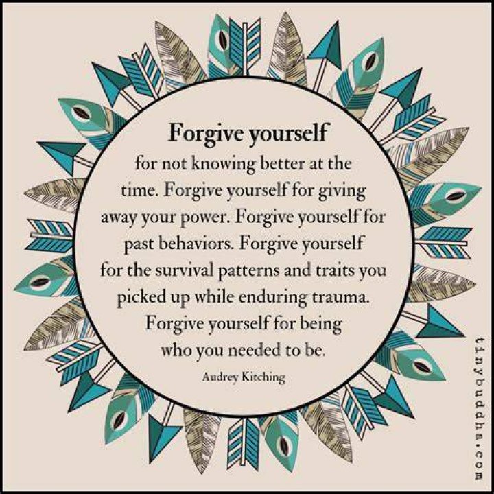 Is it OK to forgive yourself?