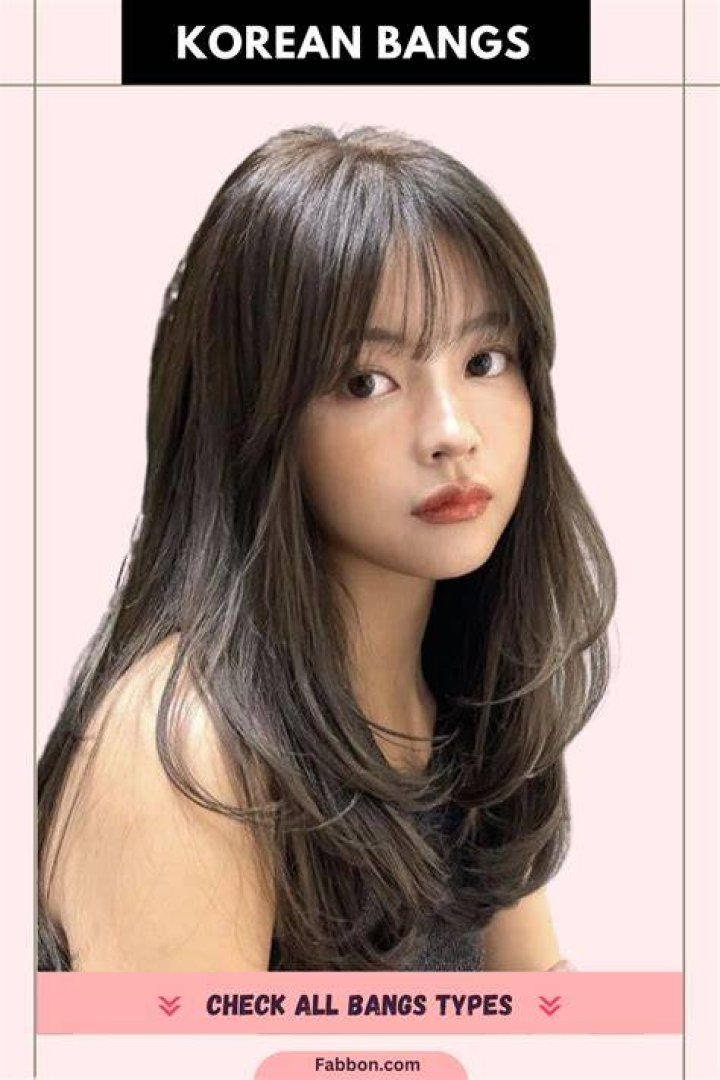 What are Korean bangs?