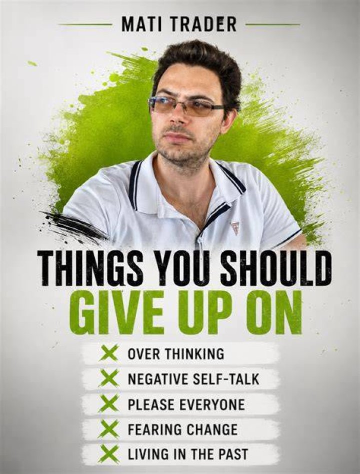 What are the three things we should give up?