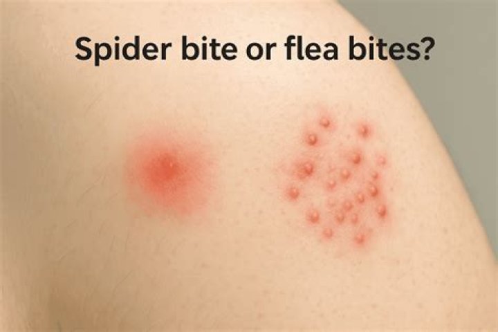 What does a flea bite look like?
