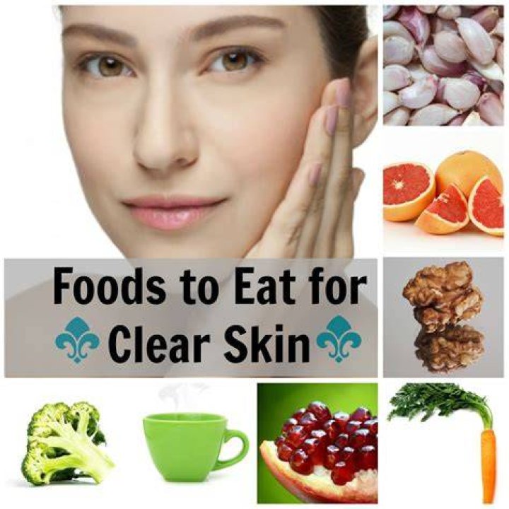 What food helps clear skin?