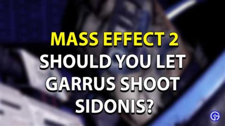 What if I warn sidonis?