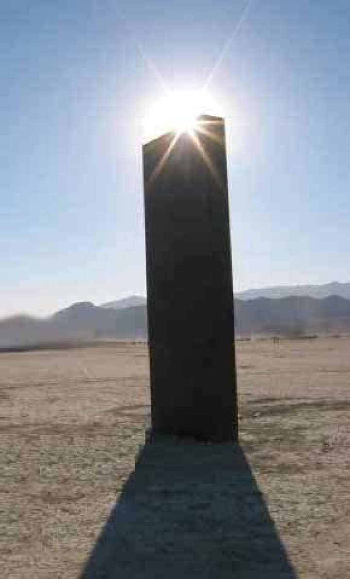 What is the black obelisk in 2001?