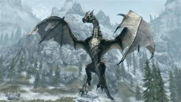 Who is the dragon at the beginning of Skyrim?