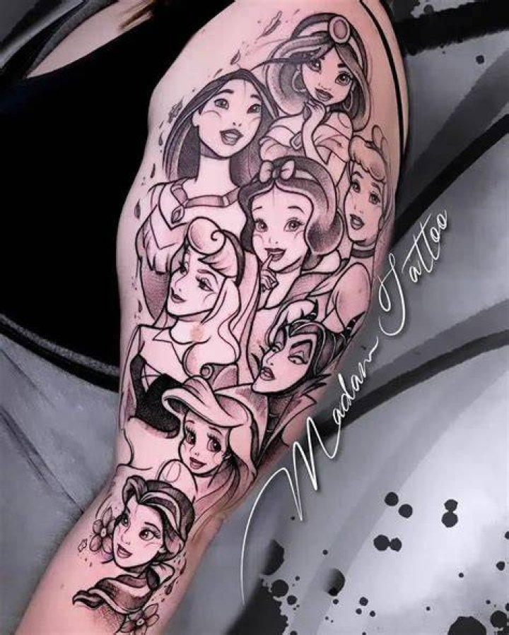 Who is the only Disney Princess with a tattoo?