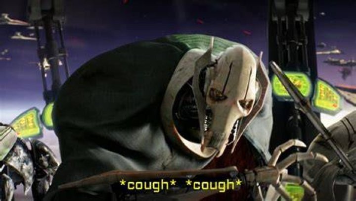 Why does General Grievous cough if he's a robot?
