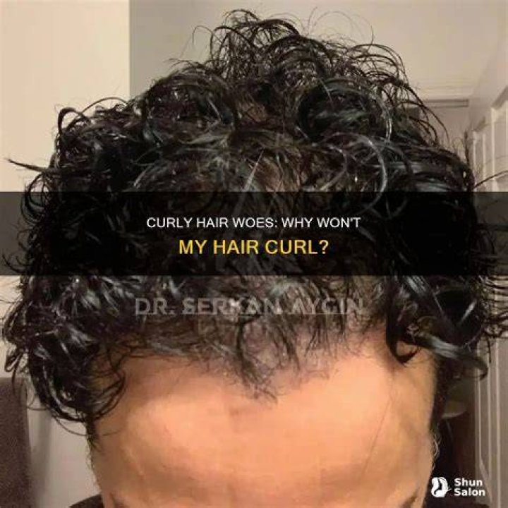 Why won't my curly hair from a cast?